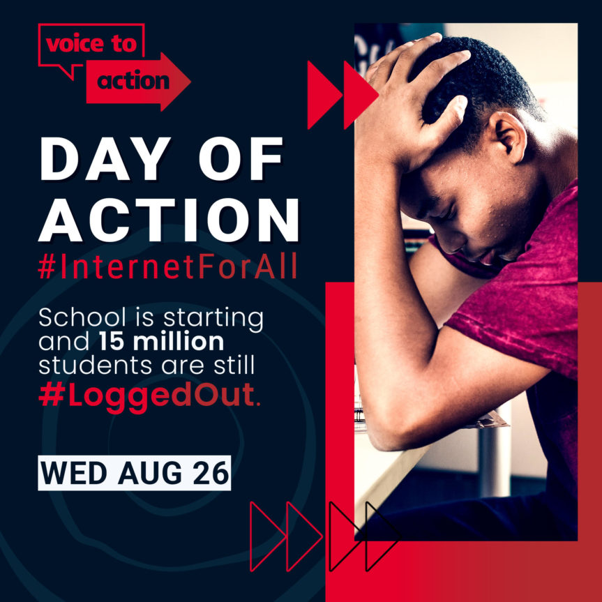 A National Day of Action on #InternetForAll, Join Us 8/26 and Beyond