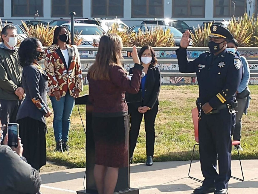 McClymonds High School Serves as Backdrop for City of Oakland’s Swearing in Ceremony for new Police Chief, LeRonne Armstrong, McClymonds Alumnus